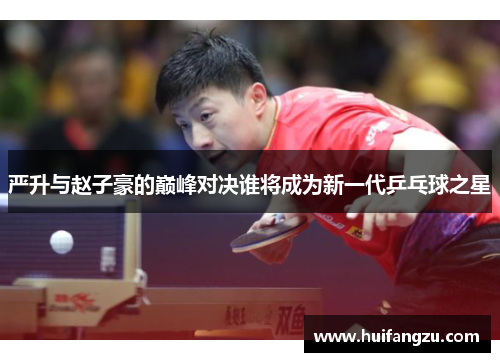 严升与赵子豪的巅峰对决谁将成为新一代乒乓球之星
